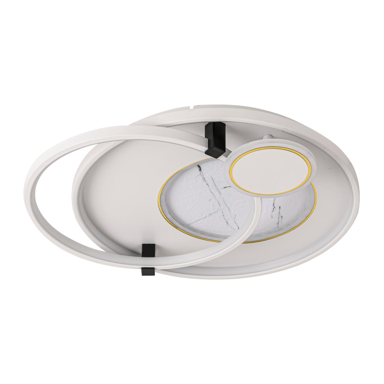 Люстра потолочная 49,5*57*10,5 см, LED *113W, 3000-6000K К, Lumion Aneko 6544/113CL, черный, белый