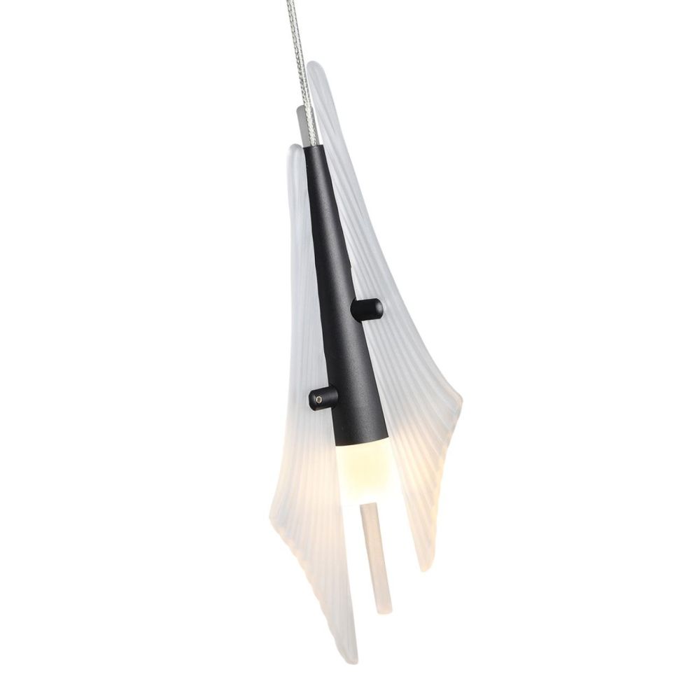 Подвес одиночный *12,5*26,6-238 см, 1*LED*6W, 3000K, Odeon Light Afalina 5442/6LA, черный