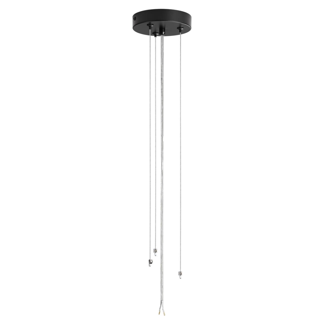 Потолочный светильник 50*20 см, 5*E27 Lumion ANIMAISA 8003/6C черный, золотой