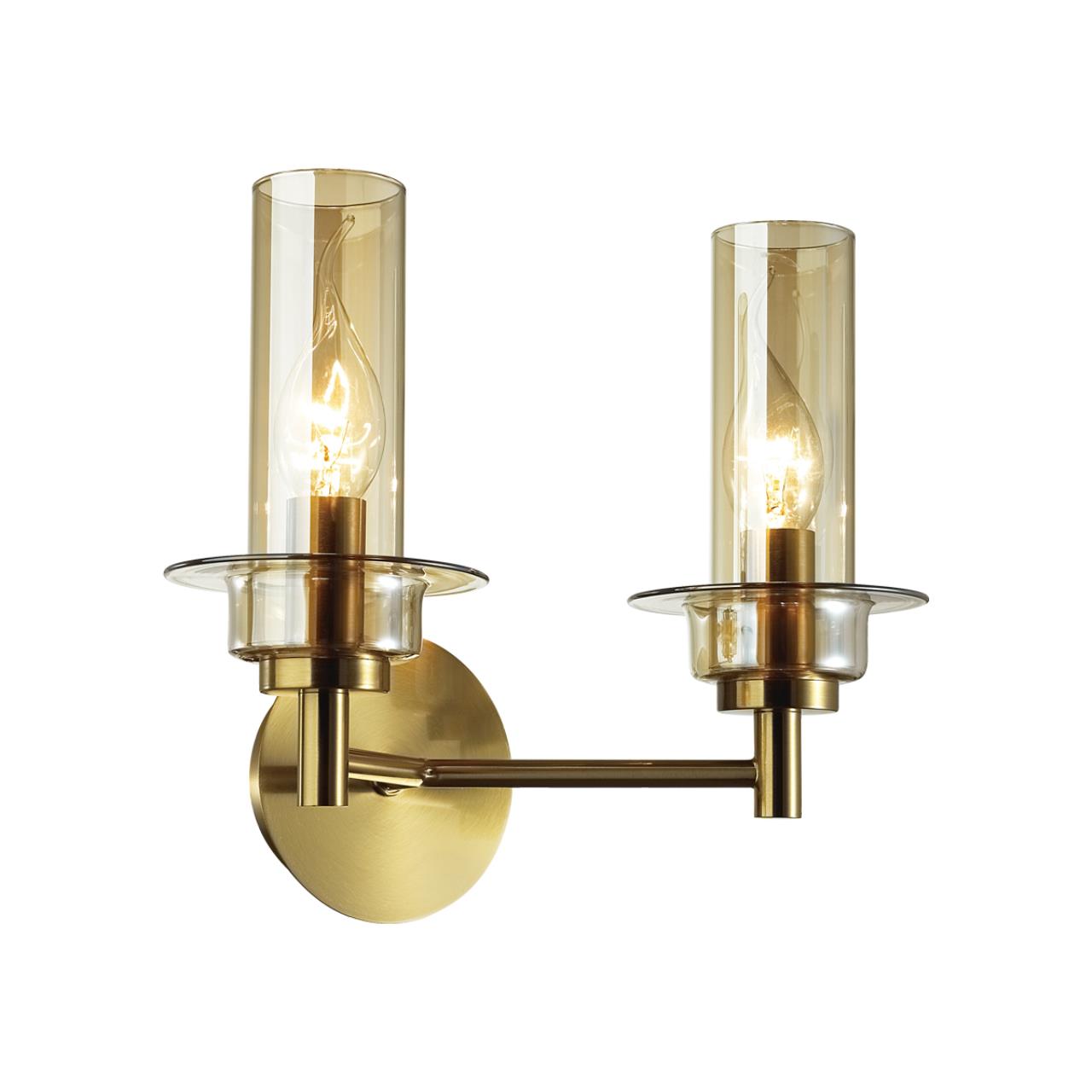 Бра 24*22*20 см, 2*E14 Lumion Madonna 6554/2W бронзовый