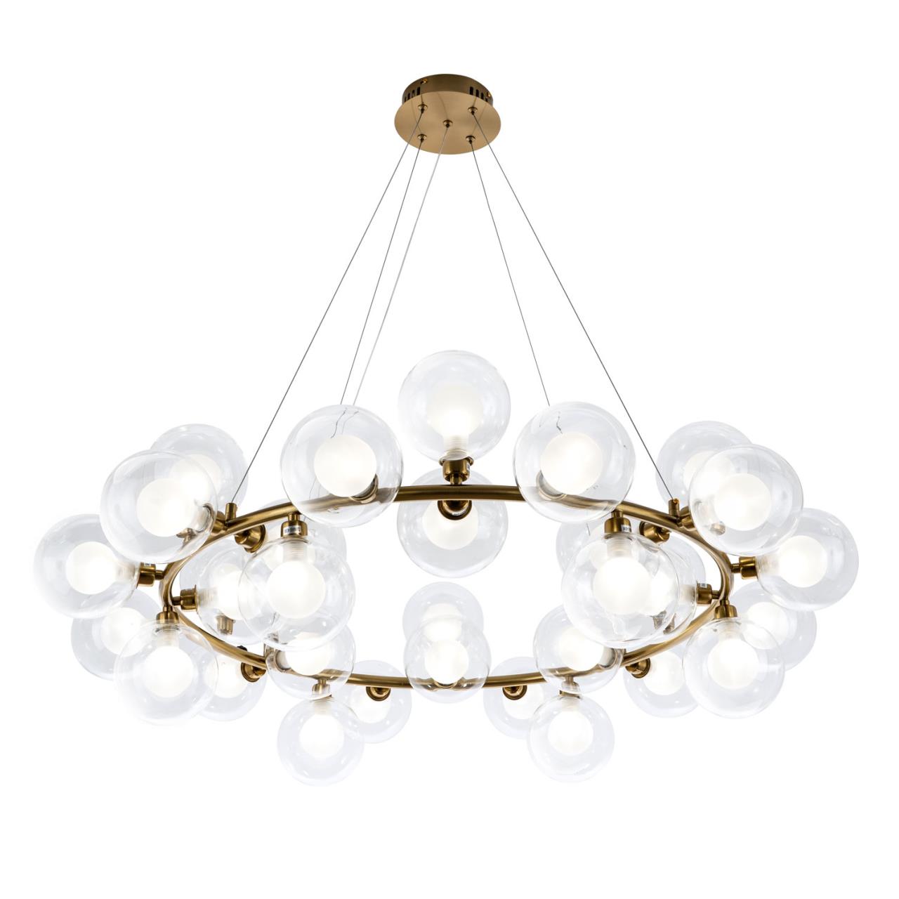Подвесной светильник 95*80/110 см, 32*G9 MODESTYLE MS.6030.32 BS латунь