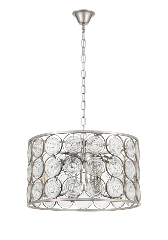 Подвесная люстра  50*120 см, 8*E14 сатин никель Vele Luce Sophie VL3233P08