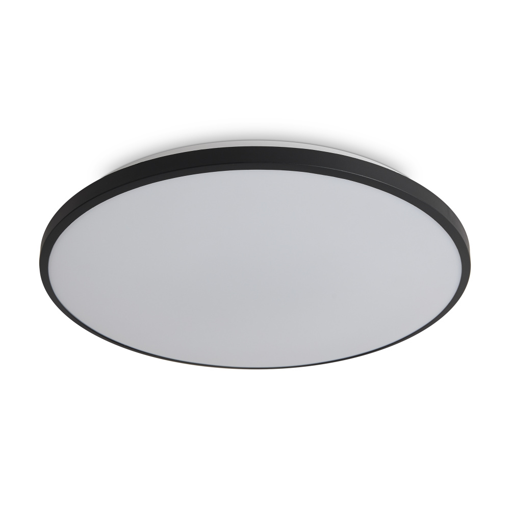 Светильник 30*30*5,5-5,5 см, *LED*24W, 3000-6500+RGBK, Freya Обель/Obelle FR6211CL-L24B, Черный