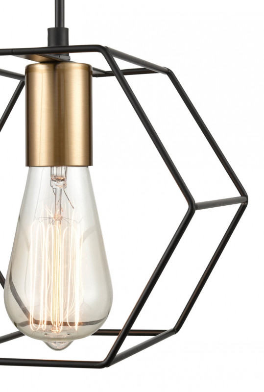 Подвесной светильник  20*149 см, 1*E27 черный, золото Vele Luce Luca VL6232P01