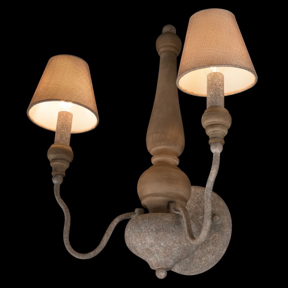 Бра 46 см, Loft IT Countryside 10420W, коричневый