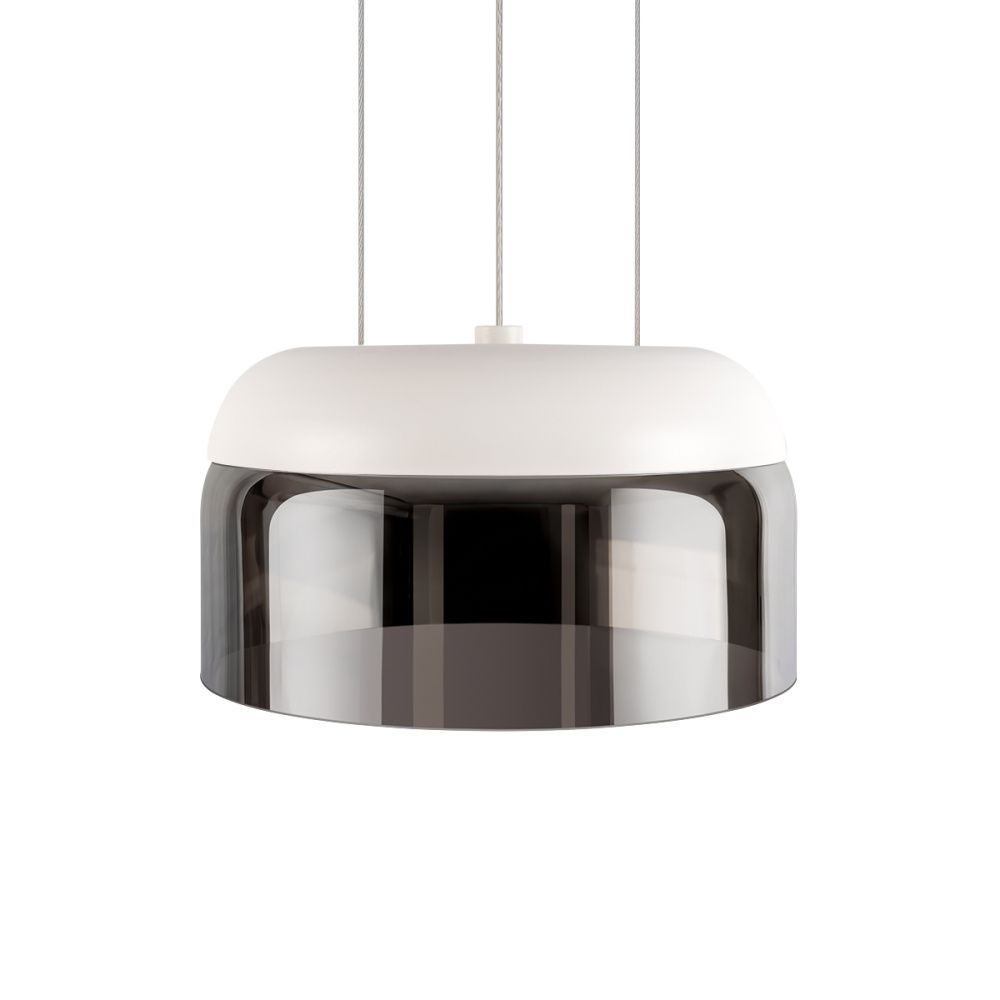 Подвесной светильник 17 см, 6W, 3000K, LOFT IT Totem 10466P Smoke, белый-дымчатый