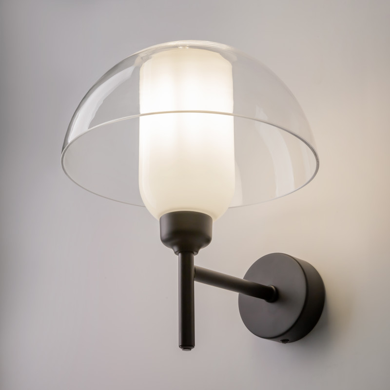 Бра 24*22 см, E14 1 40W, К, Черный Maytoni Memory MOD177WL-01B