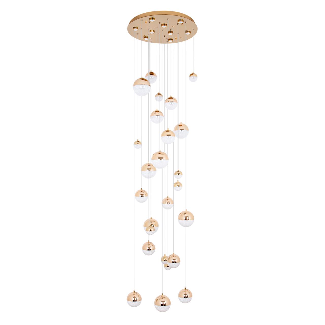 Подвесная люстра 65*65*250 см, LED 240W, 4000K, Золото MODELUX ML.88938.25 GD
