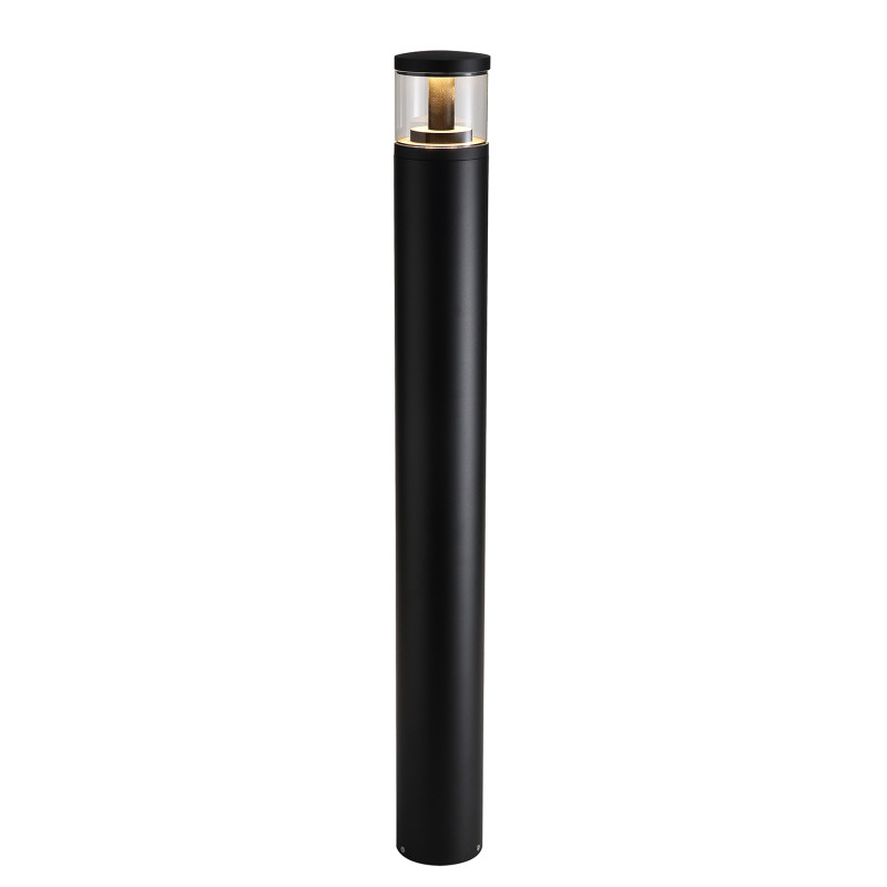 Садово-парковый светильник 10*90 см, 1*LED, 12W, 3000К, Favourite Pelare 4387-1F черный