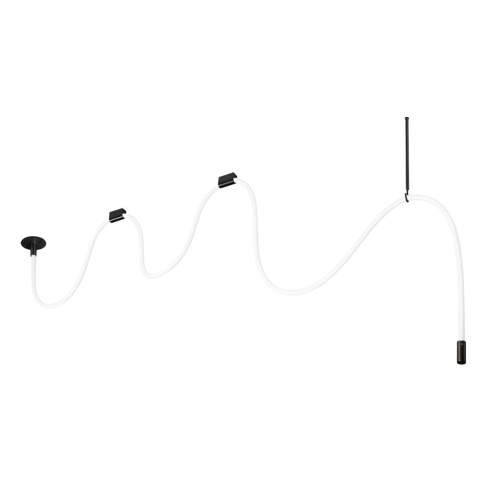 Потолочный светильник 400 см, 44W, 3000K, Loft IT Thread 10388B Black, черный