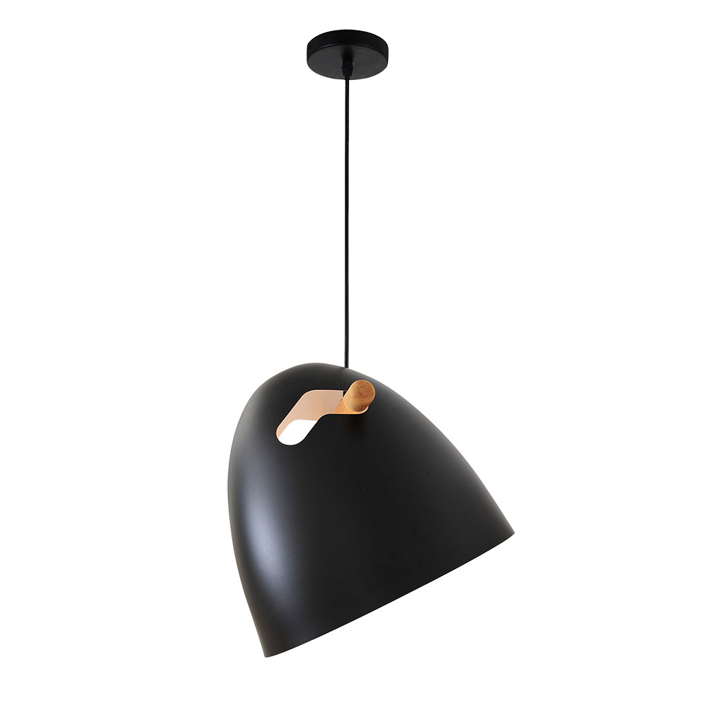 Подвесной светильник 30*30 см, 1*E27, 60W, Divinare Platea 5085/06 SP-1, Черный