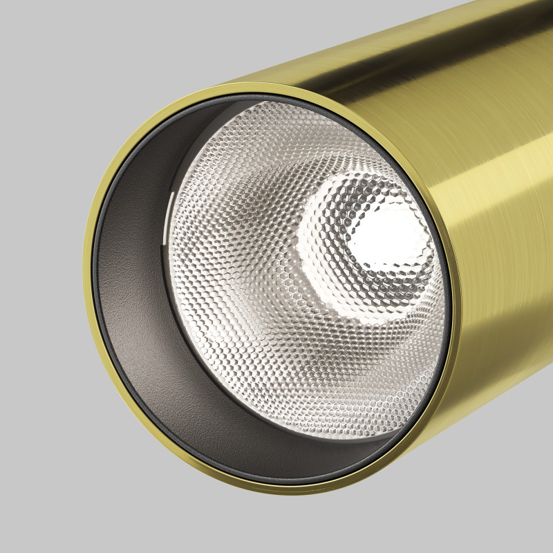 Спот 5,2*5,2*16 см, LED, 12W, 4000К, Maytoni Technical FOCUS LED C055CL-L12W4K-W-BS латунный