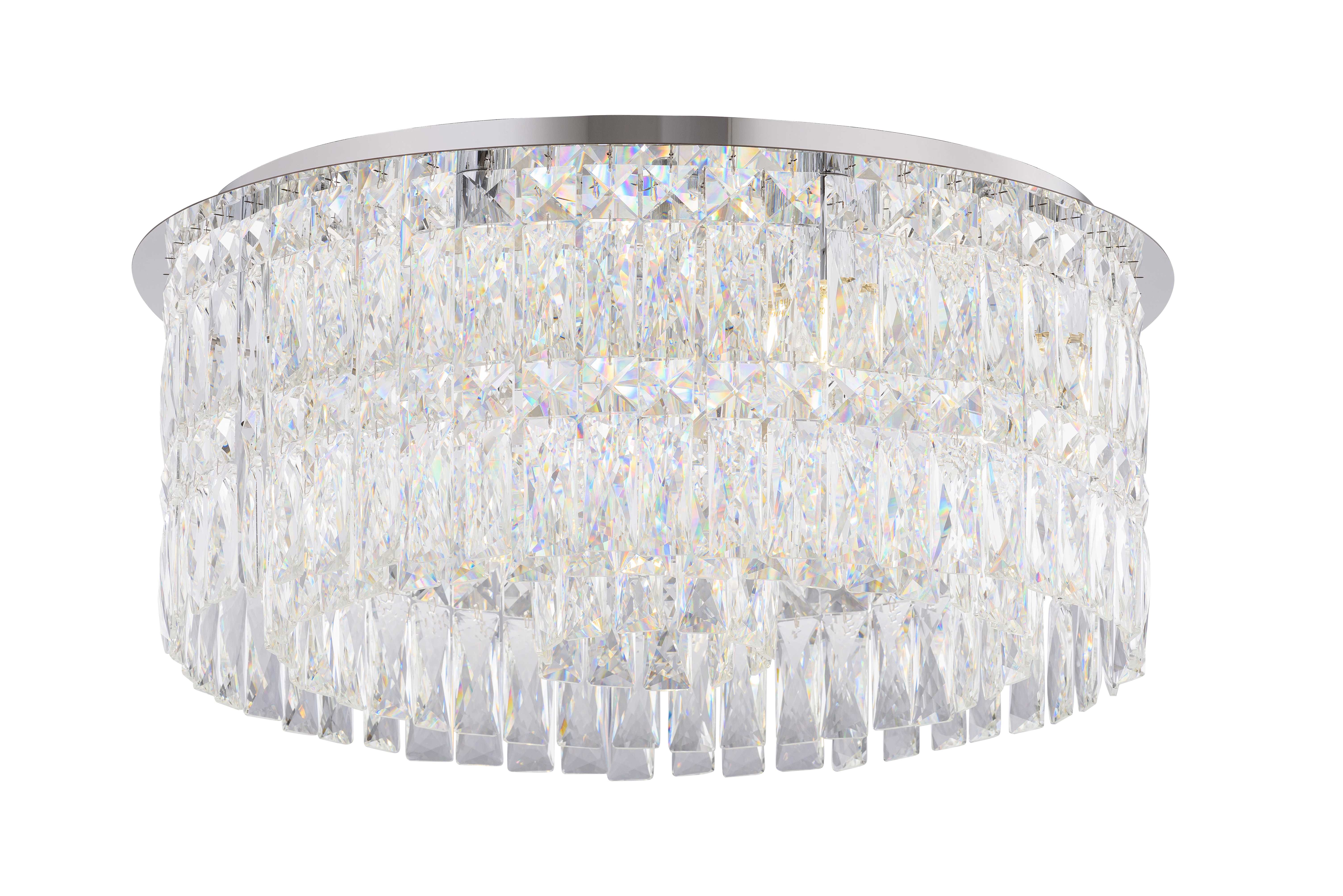 Люстра 600*250, 9*E14, 40W NewRgy Cristallo 8045N/600 CHROME, Хром