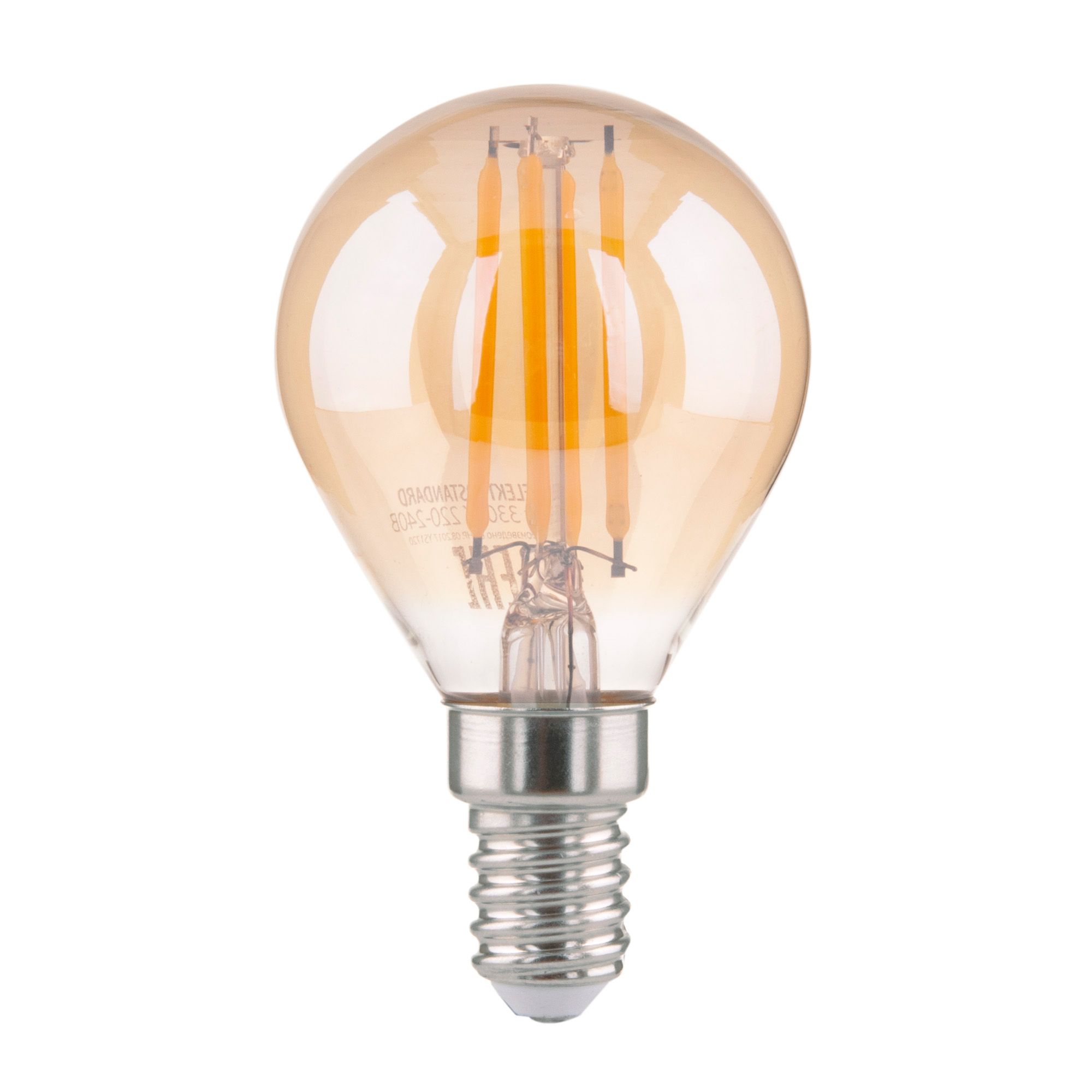 Филаментная светодиодная лампа Mini Classic 6W 6500K E14 (G45 тонированный) BLE1439 Elektrostandard