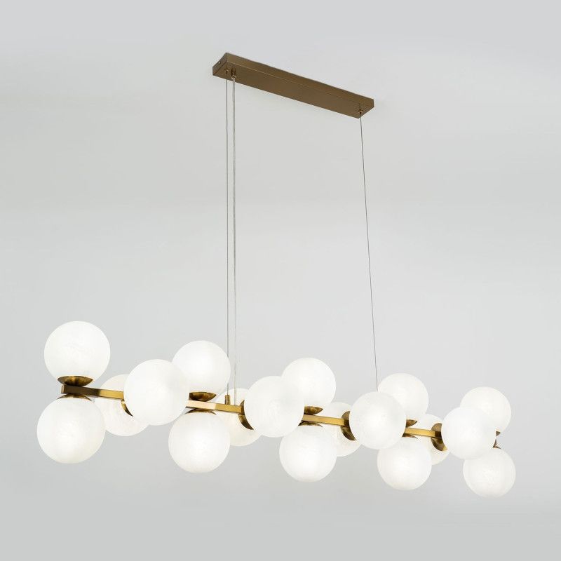 Подвесной светильник 28*125*80/120 см, 18*Е14 MODESTYLE MS.6117.18 BS латунь