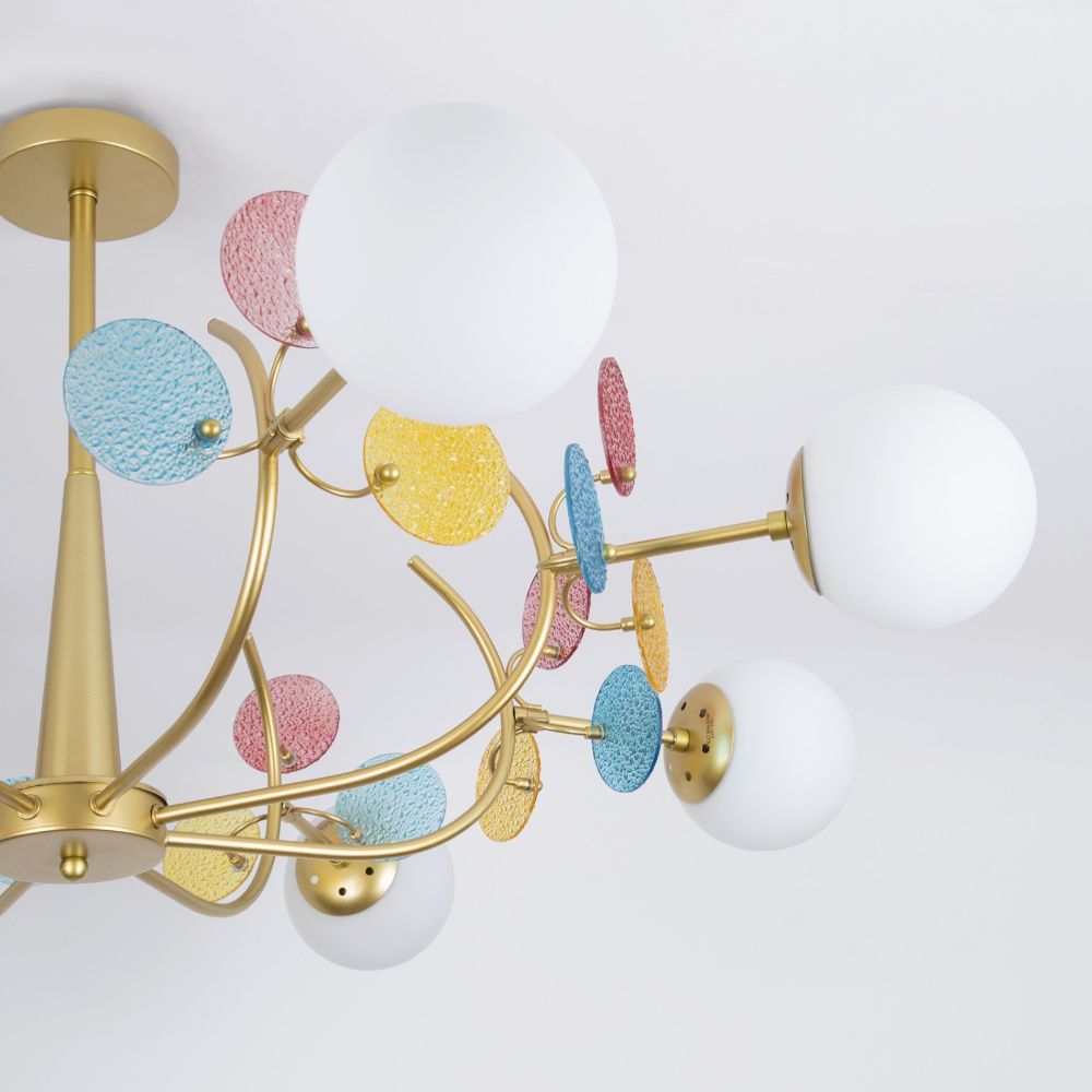 Светильник 110*110*50 см, Е 27 6x60W, Золото, Латунь MODEMODERN MD.1284.6