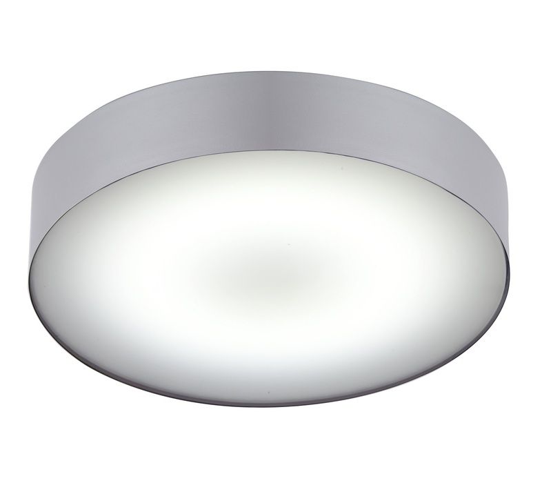 Светодиодный потолочный светильник для ванной комнаты Nowodvorski 6771 Arena, диаметр 40 см, 36xLEDx0,5W, 4000К, серебро/белый