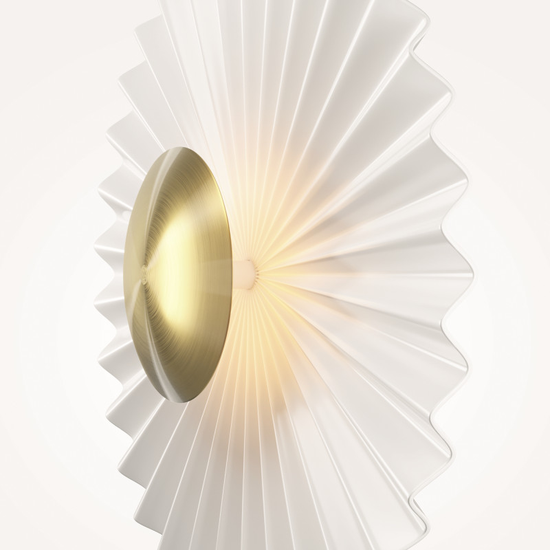 Бра 30*30*30 см, LED, 3000К, Maytoni Fiore MOD233WL-L11BS3K латунный