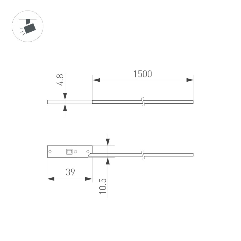 Коннектор Arlight 043052 3,9*0,5*1,1 см.