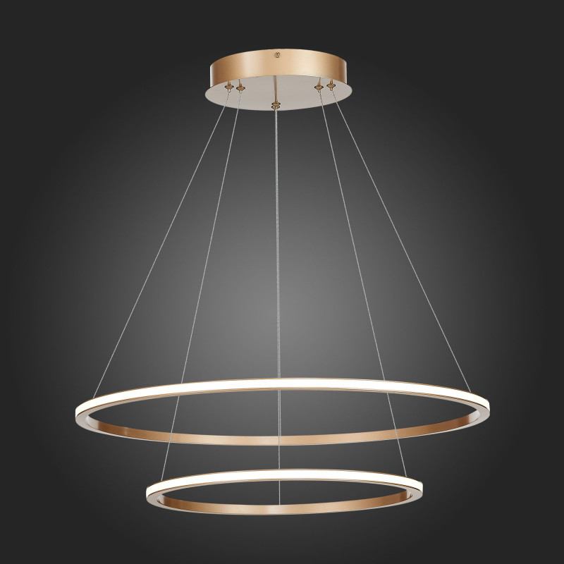 Светильник подвесной 60 см, 56W 4000K ST LUCE ST604 OUT ST604.243.56 Золотистый