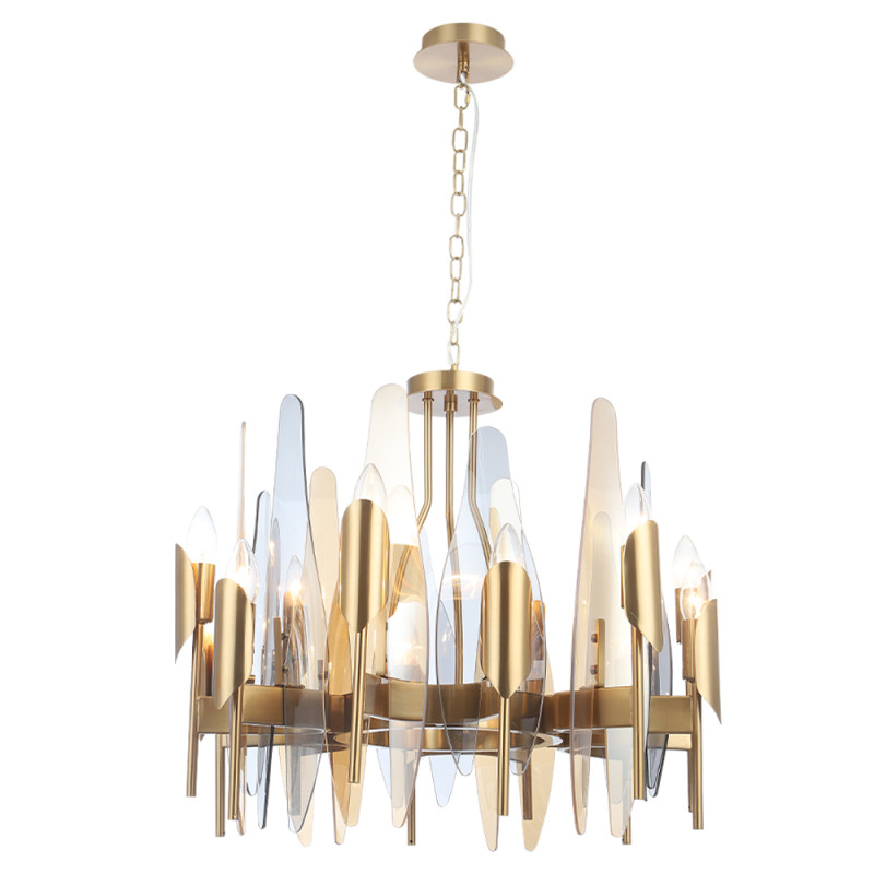 Светильник 60 см, Crystal Lux CASA SP-PL12 BRASS, латунь