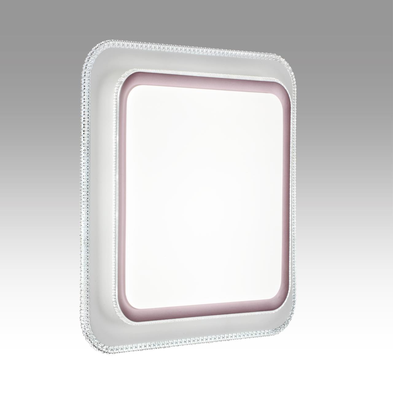 Светильник 50*50*7,5 см, LED 1*70W, 3000-6000 К, Sonex Losy 7683/EL, белый/темно-коричневый