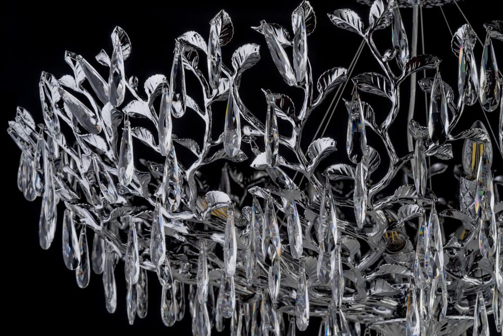 Люстра подвесная *100*68 см, 12*E14*40W, Dio D`arte Acerra Acerra E 1.5.100.100 N, Никель