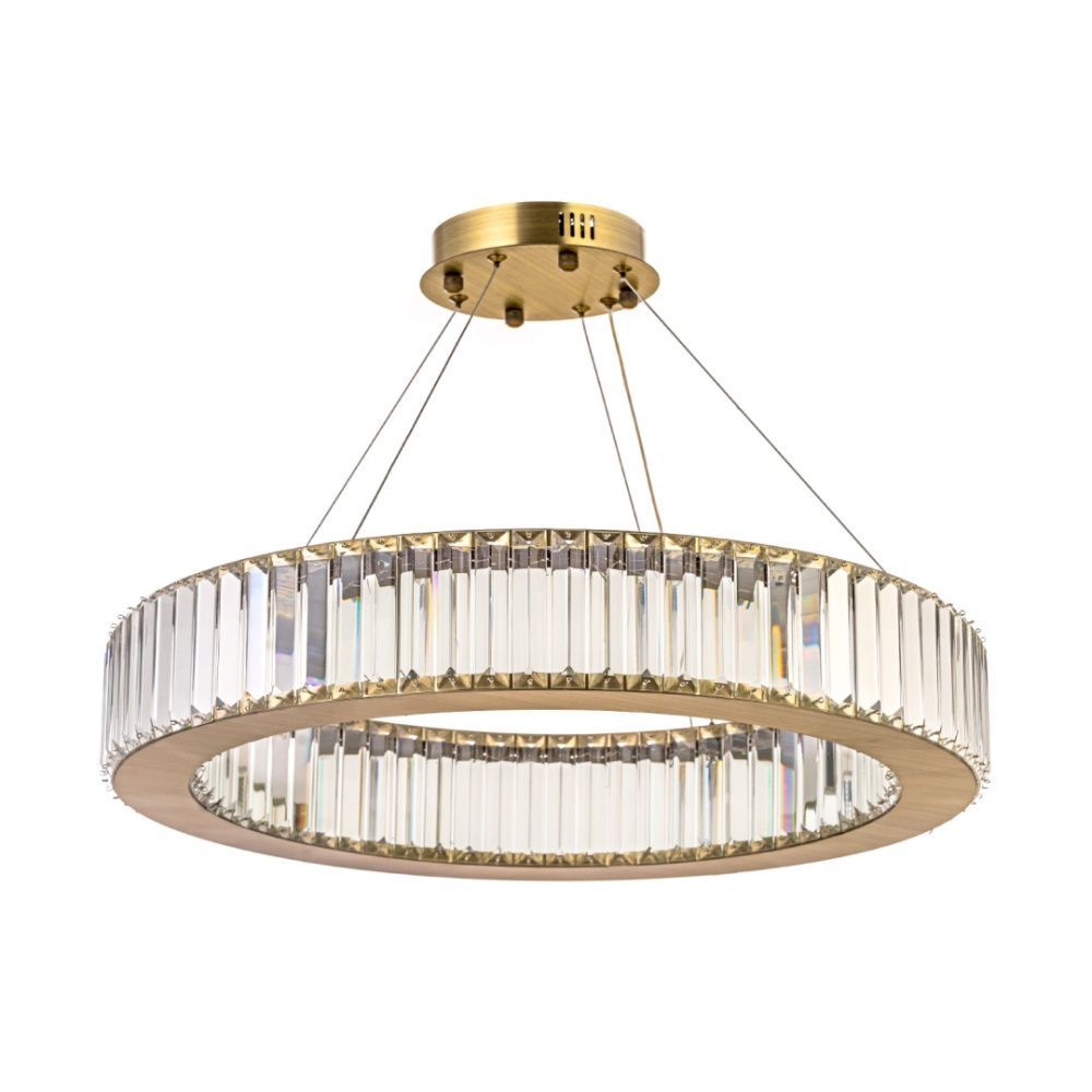 Люстра подвесная *40* см, Led лента*LED*18W, 3000/4500/6000 K, Arti Lampadari Anzio Anzio L 1.5.40.100 G, золотой