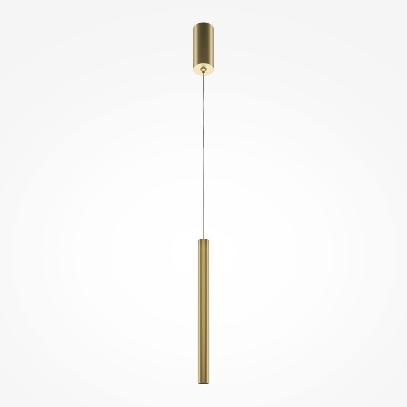 Подвесной светильник 3*3*352 см, LED, 6W, 4000К, Maytoni Pro Base MOD159PL-L6GK золотой