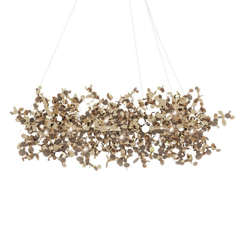 Люстра *60 см, 8*G9*40W, Loft It 10101/600 Gold Spark, Золото