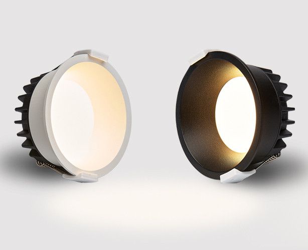 Встраиваемый светильник 9 см, 10W, 3000K, Italline IT08-8013 white 3000K, белый, вр 8 см