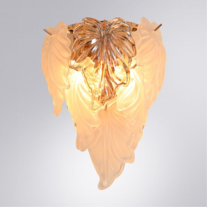 Бра 18*27*35 см, 2 E14*40W,  К, Arte Lamp Lilly A4070AP-2GO, Золото