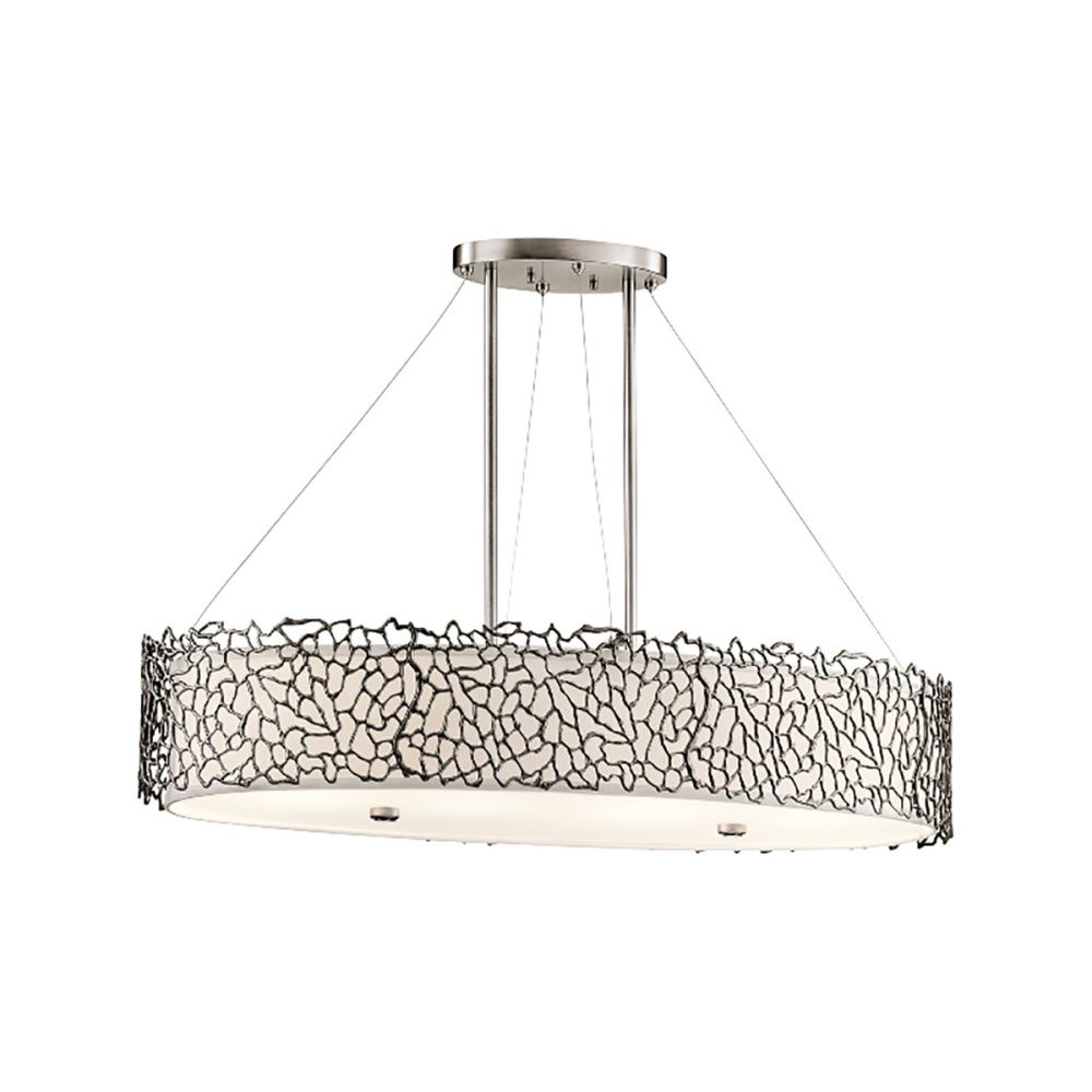 Люстра *86*18-119 см, E27*100W, Natural Concepts Kichler Silver Coral KL-BEACON-SQUARE-S-OZ, латунь, цинк