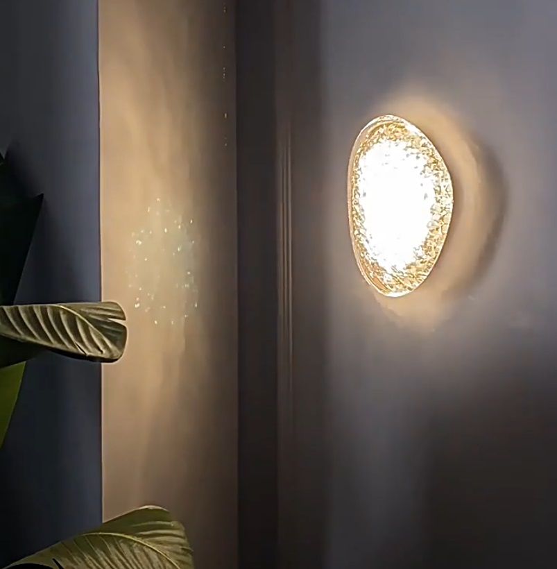 Светильник DZN-11728 ЗОЛОТО + ПРОЗРАЧНЫЙ  D180/H250/1/LED/8W/4500K EVIAN LONG 24-05 VST  24-11