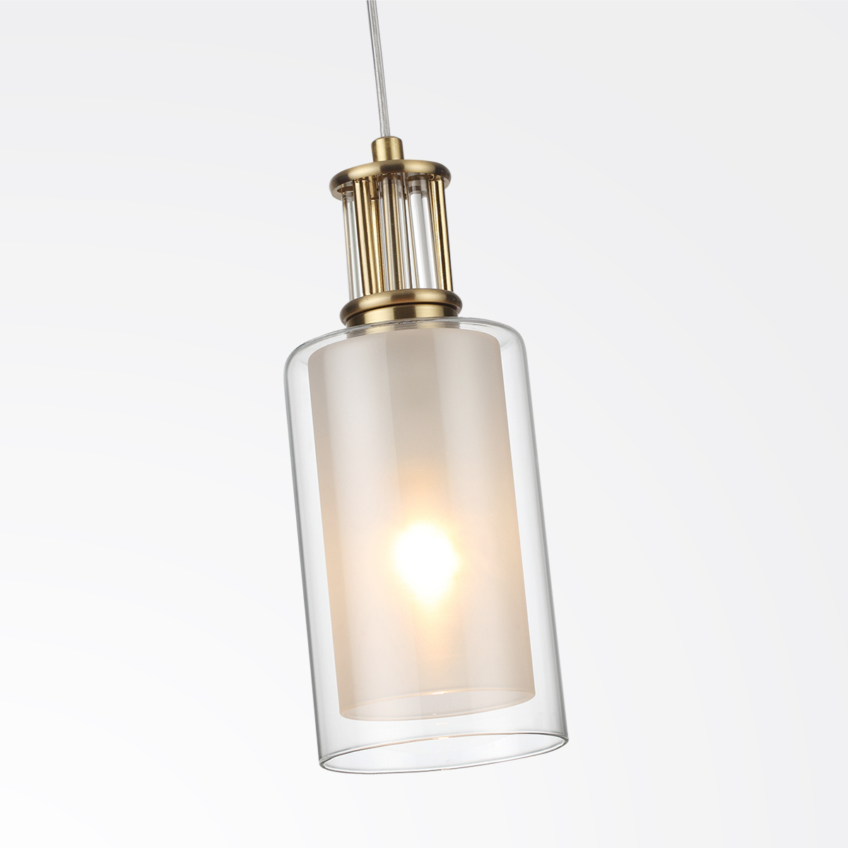 Светильник подвесной Odeon Light Saga 5088/1A бронза