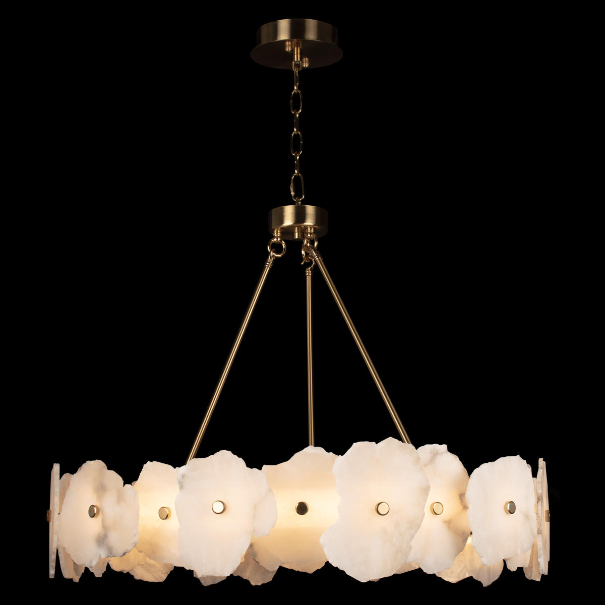 Подвесной светильник 80*22 см, 1*LED*60W 3000K LOFT IT Alicante 10248/800 медный цвет, цвет мрамора