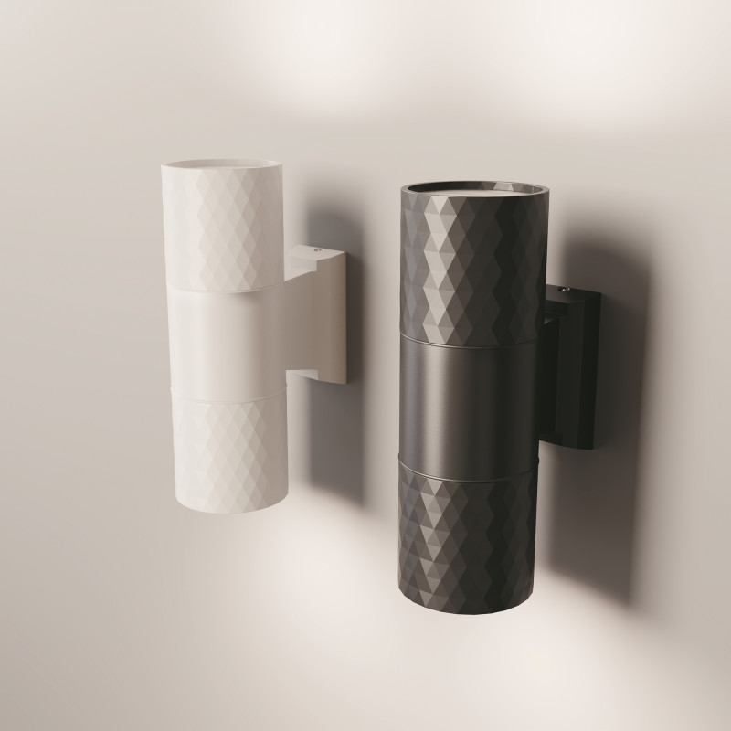 Светильник настенный 6,5*6,5*19 см, 2*GU10, 100W, Maytoni Bowery O583WL-02W белый