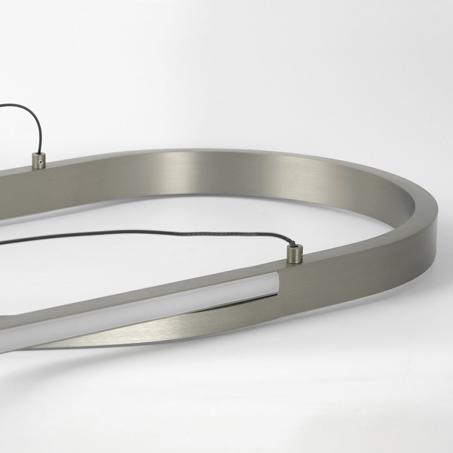 Линейно-подвесной светильник 109*55 см, 1*led*48W 3000K Lussole Taylor LSP-7236 серый