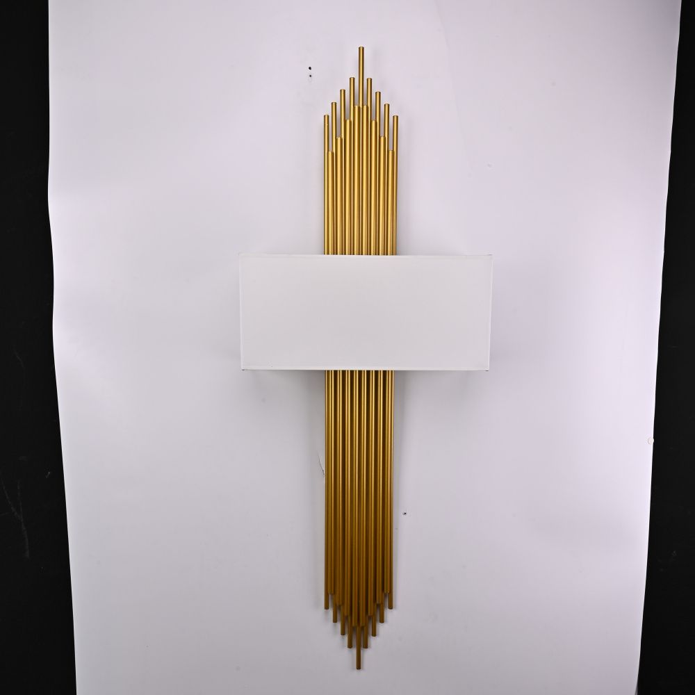 Бра Sohne CG 90-0009 FIORE White H120 W43 40*40*120 см, 2*E14*40W, 3000K, ImperiumLoft 44.27, Золотистый