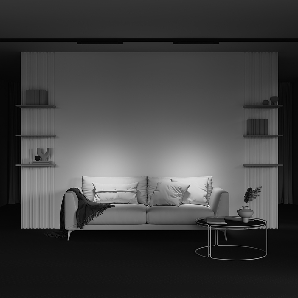Трековый светильник 61*3,5*-6 см, *LED*20W, 4000K, Maytoni Technical Points TR195-3-20W4K-M-B(N), Черный