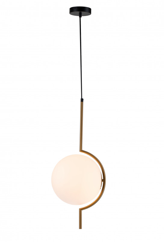 Подвесной светильник 275*250*685/2220 мм, 1*E27 чёрный Indigo Opaco V000150, 11015/1P Black