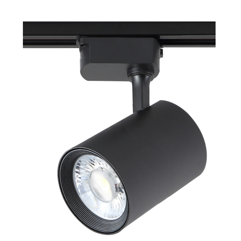 Cветильник трековый однофазный 8 см, 1*40W, 4000K, Crystal Lux CLT 0.31 006 40W BL Черный