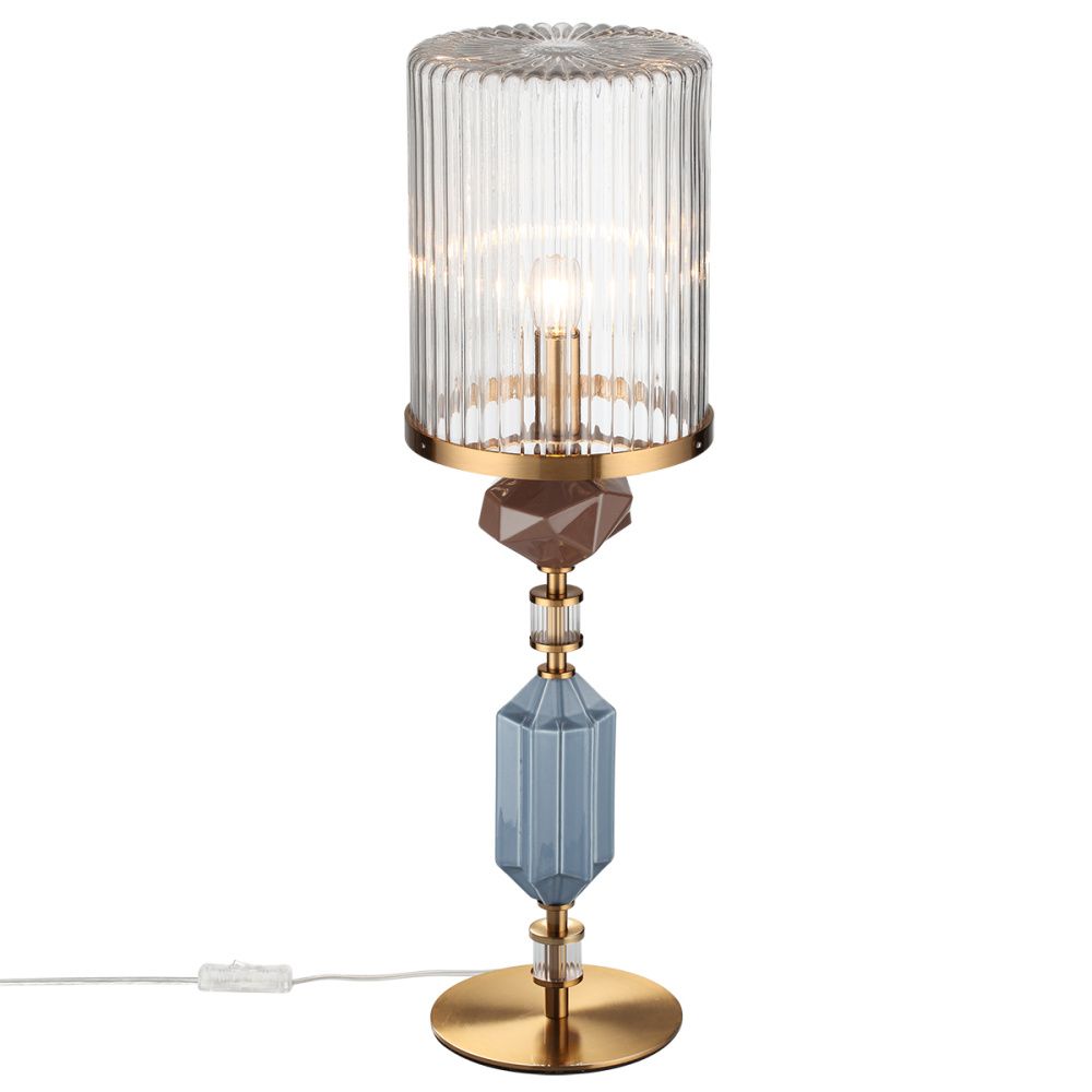 Настольная лампа 62 см, Odeon Light 5414/1T, бронза