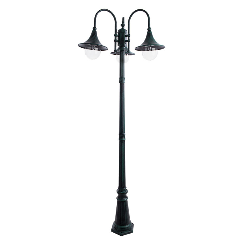 Светильник уличный Arte Lamp A1086PA-3BG Malaga, 230 см