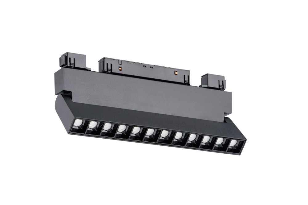 Светильник для магнитного шинопровода L219 x W22 x H108, мм, 12W(80Лм/Вт) 3000K, BK (Черный) Sfera Sveta 107CX 12W3K Светильник для магнитного шинопровода