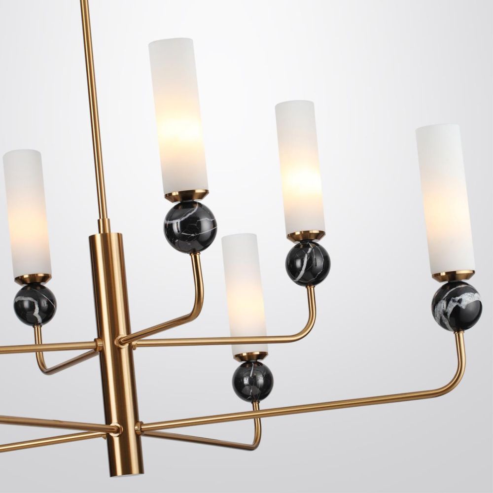 Люстра 144 см, 8*E14*40W, Odeon Light Lolla 4361/8, латунь
