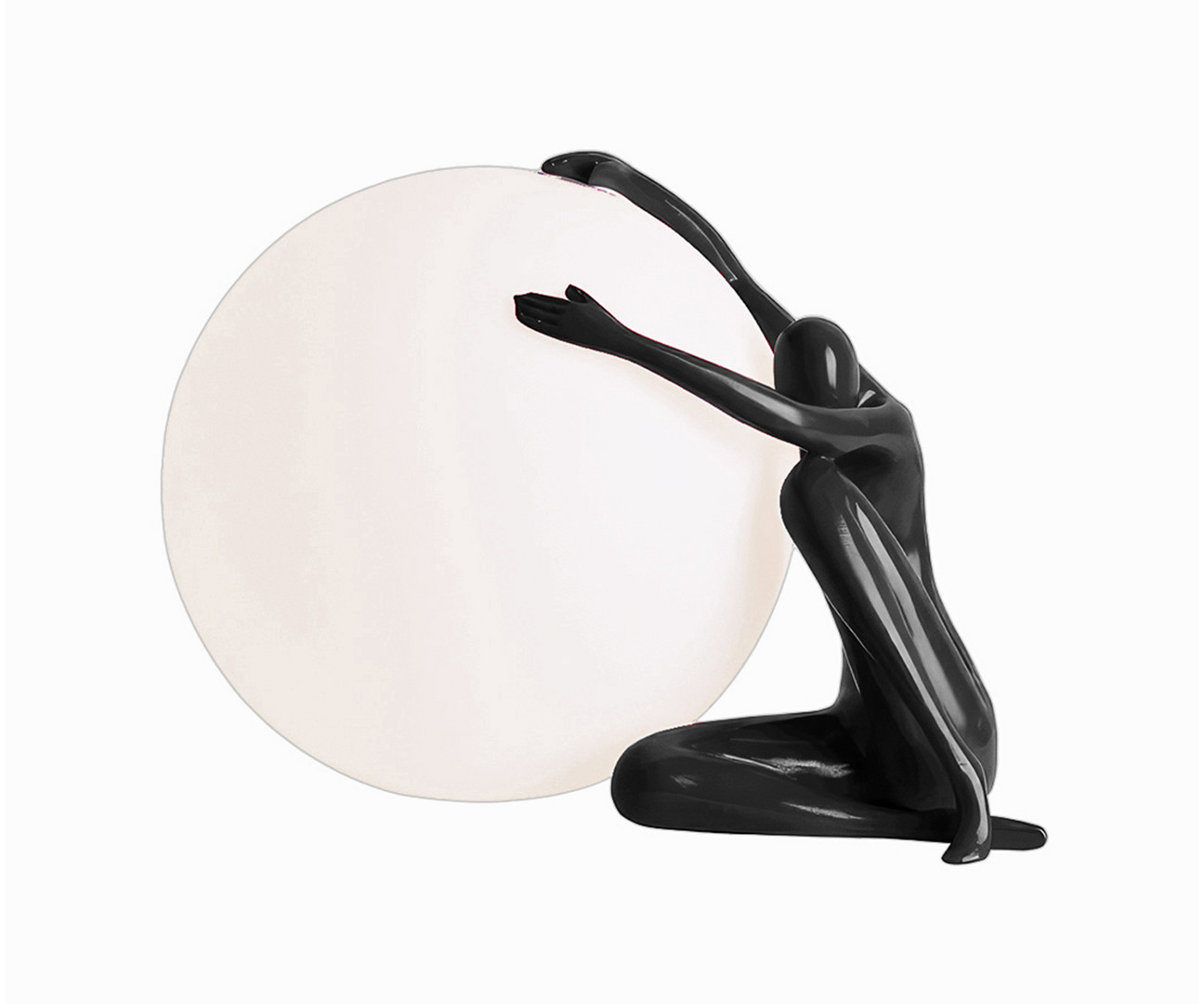 Настольная лампа 35 см, Kink Light 07635-2T,19, черный