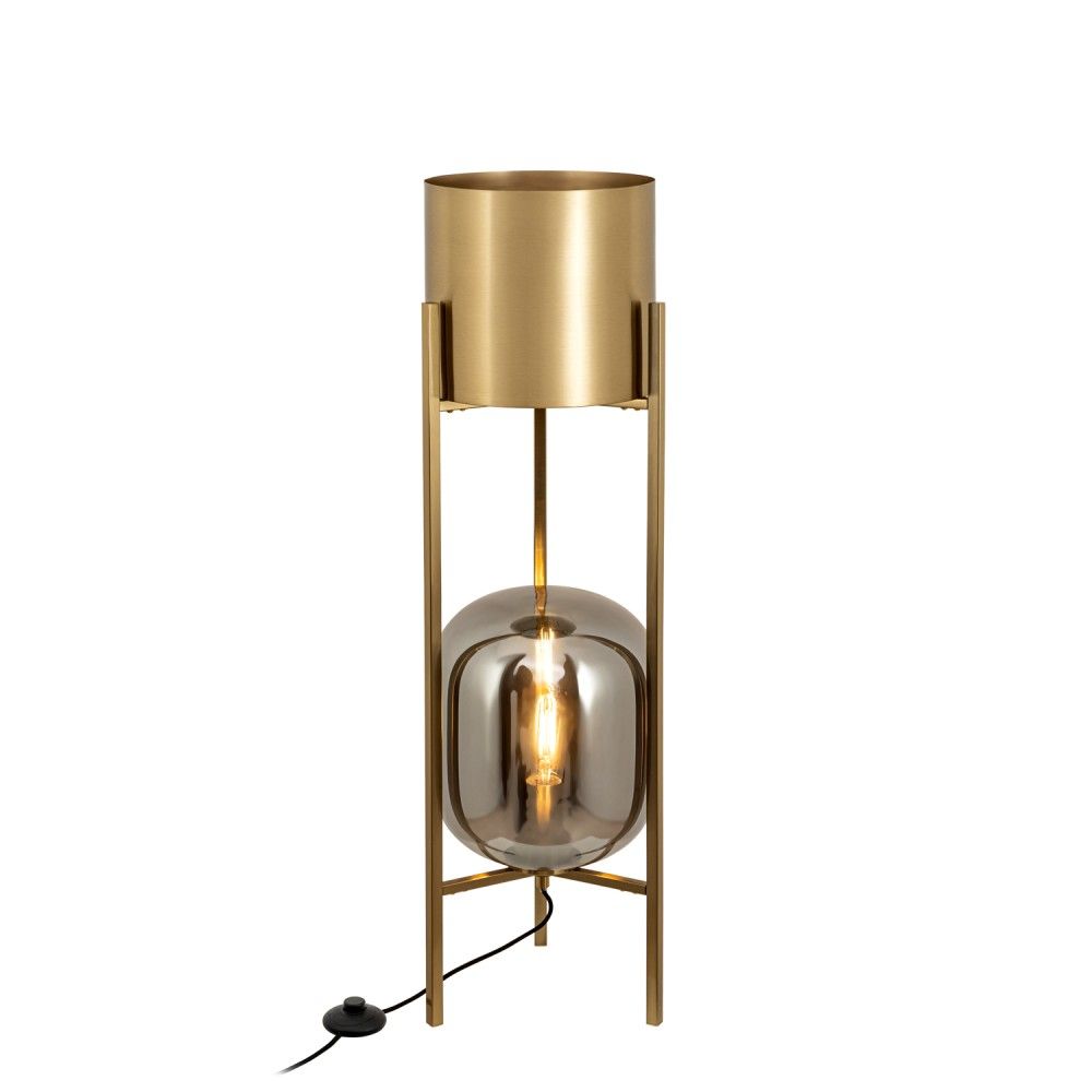 Торшер *28*89,5 см, Е27*60W, Modelux  ML.1215.890FL, Латунь