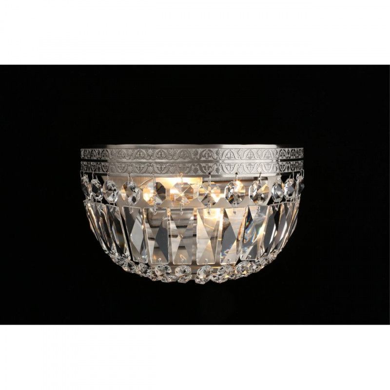 Бра 14*25*15 см, 2*E14, 40W, Aployt Lidi APL.757.11.02, никель