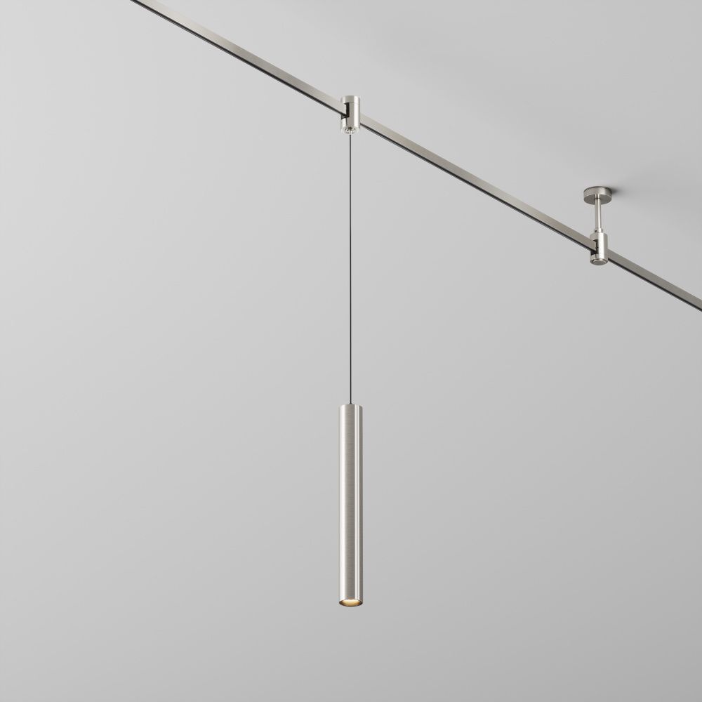Трековый светильник  TR155-1-5W3K-PT *3,5*-30 см, *LED*5W, K, Maytoni technical FLARITY TR155-1-5W3K-PT, Платина